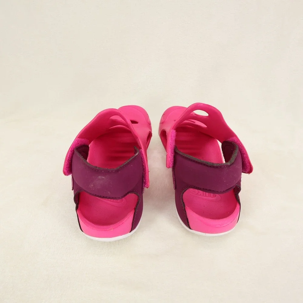 Nike Sunray Protect 3 Pink Purple Kids Sandals DH9462-602 Size 1Y